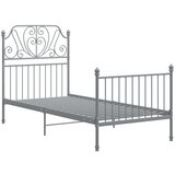 Maison Chic Posteljni okvir - Enojna postelja - Postelja za odrasle siv kovinski 90x200 cm-J9034, (21770736) | Shoptok.si