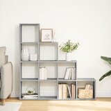  Pregrada/regal za knjige 4razina sonoma 131,5x29x131,5cm drveni | shoptok.hr