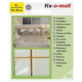 Fix-o-moll Podstavki iz filca (Š x V: 32 x 32 mm, Lepljenje, 6 kos, Bela) | Shoptok.si