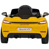  Licencirani auto na akumulator Porsche 718 - žuti/lakirani | shoptok.hr