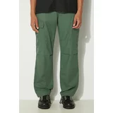 Carhartt WIP Pamučne hlače Regular Cargo Pant boja: zelena, ravni kroj, I032467.29N02