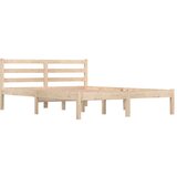 The Living Store Posteljni okvir iz trdne borovine 135x190 cm - Posteljni Okvir, (21529259) | Shoptok.si