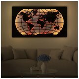  Li-Go 4709/DUB2 - LED RGBW zidna dekoracija LED/24W/230V 125x74 cm hrast + daljinski upravljač | Eponuda.com