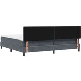 Box Spring Krevet s Madracem Tamno Siva 200x200 cm Baršun | shoptok.hr