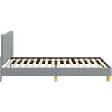  Otroški posteljni okvir z vznožjem Svetlo siva 90 x 200 cm, (5000104557) | Shoptok.si