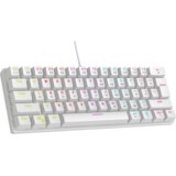Rampage Tipkovnica PLOWER K60 US Layout s Podrškom za Zglobove, Crveni Prekidači - Bijela / HR Slova | shoptok.hr