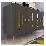 Hanah home komoda seduna anthracite gold | ePonuda.com