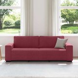  Trosjed Kauč Vinsko Crvena 220x77x82 cm Tkanina | shoptok.hr