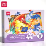Deli PUZZLE - SLAGALICA PROGRESIVNI nivo 5 - 256 delova 74500-5 | ePonuda.com