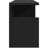 vidaXL Stenska omarica 60x20x30 cm črna inženirski les | Shoptok.si