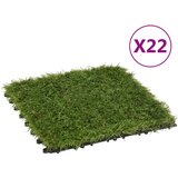 vidaXL umetna trava plošče 22 kosov zelena 30x30 cm Cene