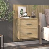  Stenske nočne omarice 2 kosa sonoma hrast, (20809057) | Shoptok.si