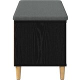  Haldna klop z blazino z vrati Črna Orehovina 100 x 38 x 46 cm, (5000155629) | Shoptok.si