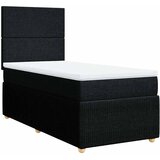 Box spring krevet s madracem crni 90x190 cm od tkanine | shoptok.hr
