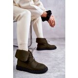 Boto Women's insulated boots Green Emelie | Shoptok.si