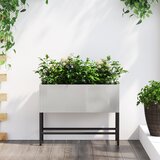 vidaXL Nehrđajući čelik 60 x 26 x 45 cm Ukrasni umetci Metalne sadilice Cijene