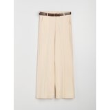 Sinsay Elegantne wide leg hlače s remenom | shoptok.hr
