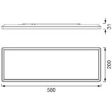 Osram LED prigušiva stropna svetiljka PLANON EASYFIX LED/24W/230V IP54 crna + daljinski upravljač | Eponuda.com