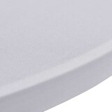 vidaXL navlaka za stol za stajanje Ø 60 cm bijela rastezljiva 4 kom | shoptok.hr