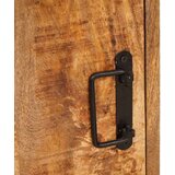 vidaXL Nočna omarica 2 pcs Rjava 35 x 33 x 48 cm Masiven les manga | Shoptok.si