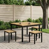  Stolić za kavu Bijela i crna 100 x 100,5 x 45 cm | shoptok.hr