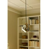 Halo Design 734443 - Visilica na sajli DC 1xE27/40W/230V prečnik 18 cm sjajni hrom/hrast | Eponuda.com