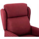  Masažna stolica Vino crvena tkanina | shoptok.hr