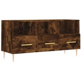 Maison Chic TV omarica - TV stojalo - Televizijska omarica dimljeni hrast 102x36x50 cm inženirski les, (21701947) | Shoptok.si