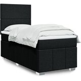 Maison Chic Box spring postelja - Vzmetna postelja z vzmetnico črna 90x200 cm blago SL10390, (21881979) | Shoptok.si