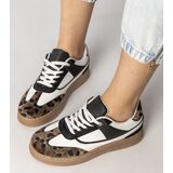 D/CEO Stanila perforated eco-suede caramel loafers | Shoptok.si