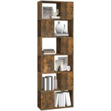 vidaXL Ormarić za knjige / pregrada boja dimljenog hrasta 60x24x186 cm | shoptok.hr