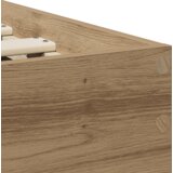 vidaXL posteljni okvir brez vzmetnice in naslona umetni hrast 90x200 cm | Shoptok.si