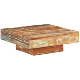 The Living Store Klubska mizica 80x80x28 cm trden predelan les - Klubska Mizica, (21573575) | Shoptok.si