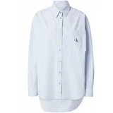 Calvin Klein Jeans Bluza svijetloplava / bijela