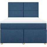  Krevet s oprugama i madracem plavi 140x200 cm od tkanine | shoptok.hr