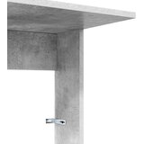  Stranska miza Betonsko siva 40 x 38 x 62,5 cm Konstruiran les, (5000201787) | Shoptok.si