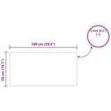  Gornji dio stola 4 pcs Crna Staklo otporno na udarce | shoptok.hr