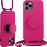 OVITEK JE POPGRIP ZA IPHONE 12 12 PRO 6.1 ROZA CVET ORHIDEJE, (21972539)