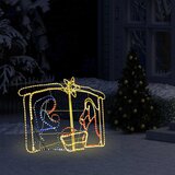 vidaXL Ukrasne božićne jaslice s 240 LED žarulja 116 x 41 x 87 cm | shoptok.hr