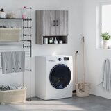 Maison Chic Stenska omarica - Zidna omarica siva sonoma 60x31x70 cm inženirski les iu1160, (22063572) | Shoptok.si