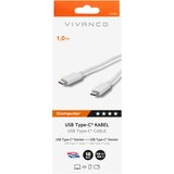 Vivanco kabl USB C/C 1m Vv White 45293 | Eponuda.com