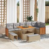  Sjedeća garnitura za vrt 10 kom. 10-Broj sjedala | shoptok.hr