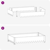  Ograda oko Travnjaka 100 x 60 x 20 cm Čelik Antracit - Antracit 100 x 60 x 20 cm 1 | shoptok.hr