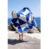 noo.ma Modro-kremno bela odeja 150x200 cm Tul – | Shoptok.si