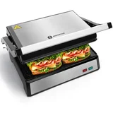 Kontaktni žar Hett 1000W srebrn, (5000545254)