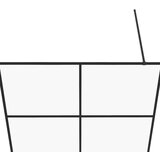 vidaXL Pregrada za tuš s prozornim ESG steklom 140x195 cm črna | Shoptok.si