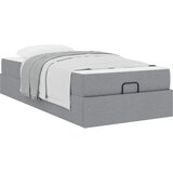  Okvir kreveta s madracem 2 pcs Svjetlosiva tkanina | Eponuda.com