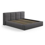 Micadoni Tamno sivi tapecirani bračni krevet s prostorom za odlaganje s podnicom 200x200 cm Simon Darren – Micadoni Tamno sivi tapecirani bračni krevet s prostorom za odlaganje s podnicom 200x200 cm Simon Darren – Slike