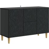 vidaXL Kreveta Crna 89 x 34 5 x 60 cm Konstruirano drvo - Crna | shoptok.hr