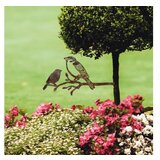 WALLXPERT decorative object figura bird on the branch 02 brown | ePonuda.com